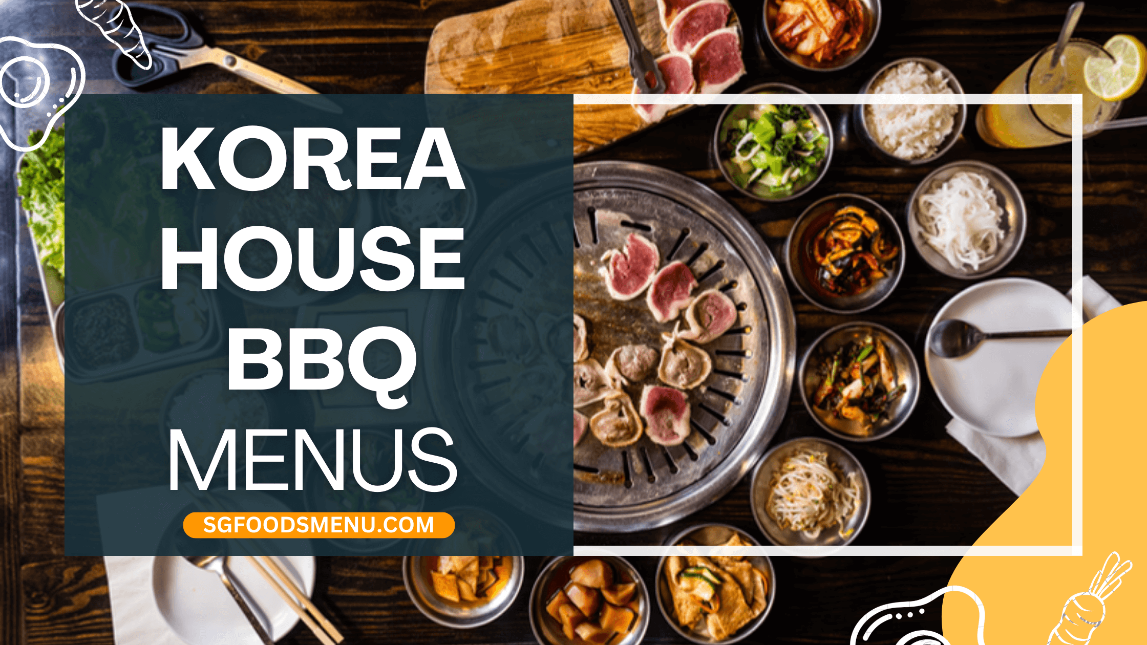 Korea House BBQ Menu