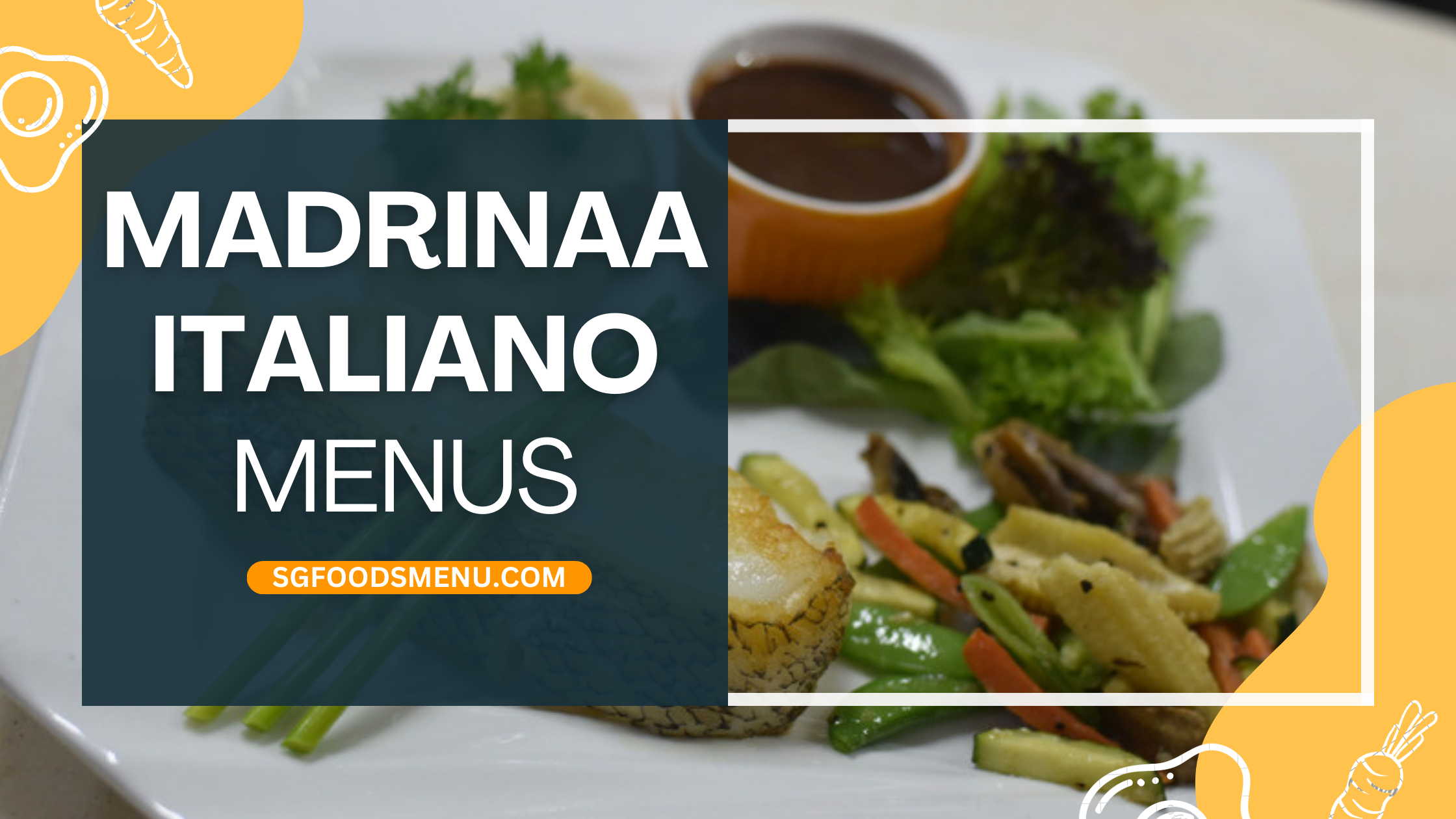 Madrinaa Italiano Menu