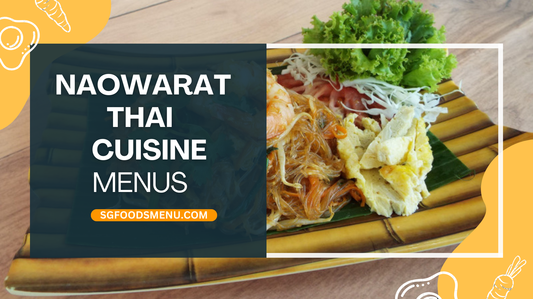 Naowarat Thai Cuisine Menu